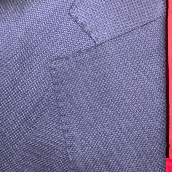 Slight worn Suit Supply 42 R Navy Sienna Suit Coat - Picture 3 of 11